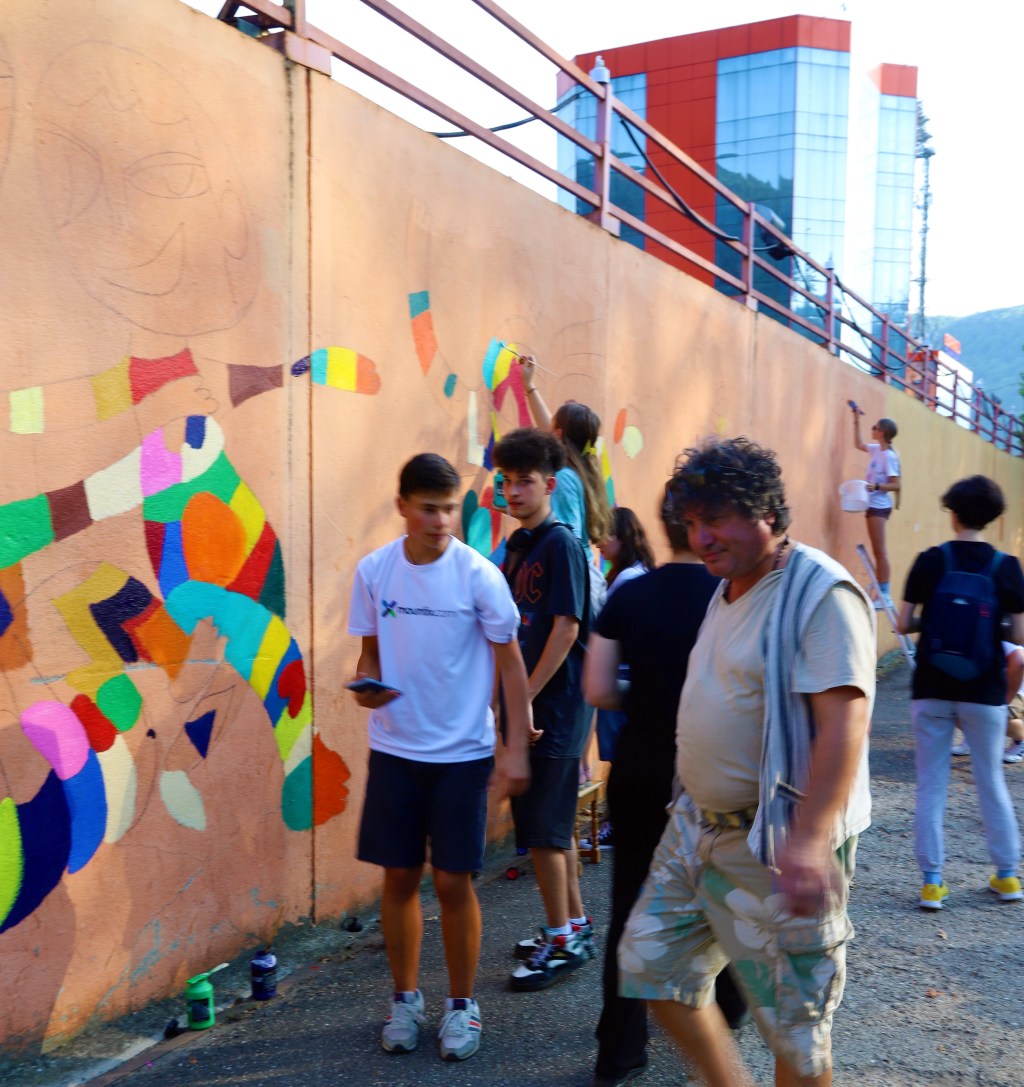 Vernisaj pentru pictură murală, la Stadionul&nbsp;Ceahlăul
